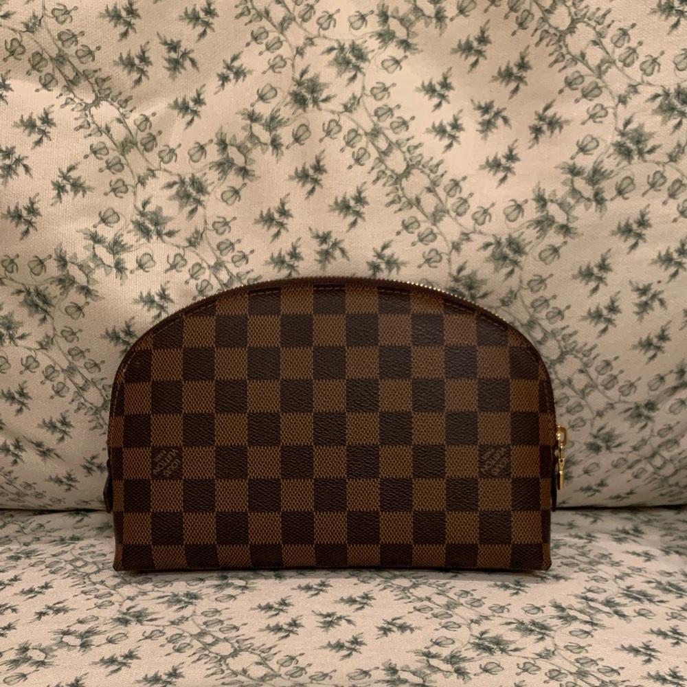 Louis Vuitton Damier Ebene Dome Cosmetic Bag
